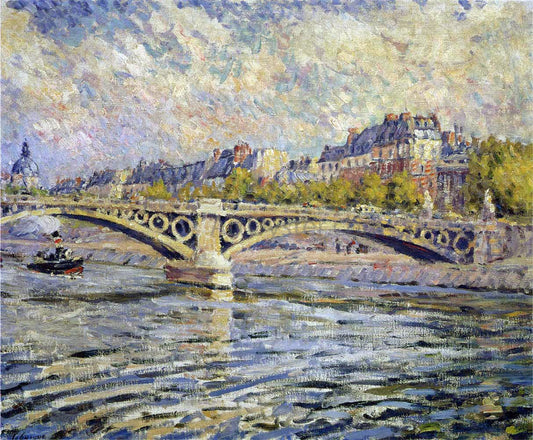Henri Lebasque The Seine at Paris - Canvas Print
