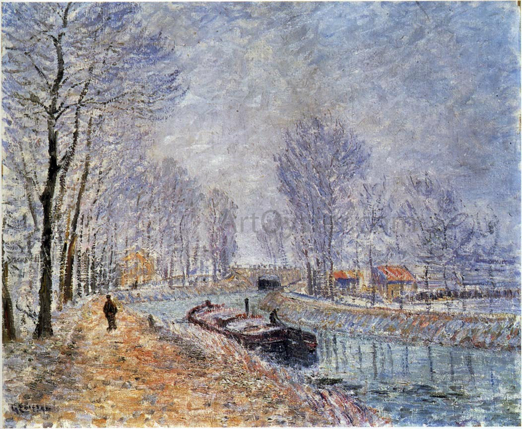 Gustave Loiseau The Seine at Pontoise - Canvas Print