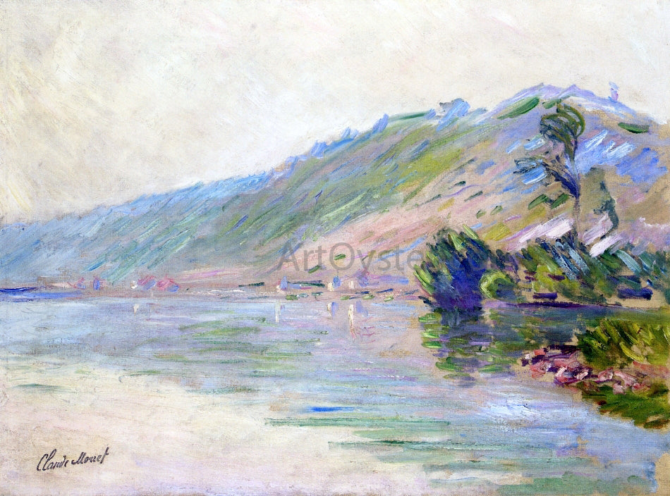 Claude Oscar Monet The Seine at Port-Villes, Clear Weather - Canvas Print