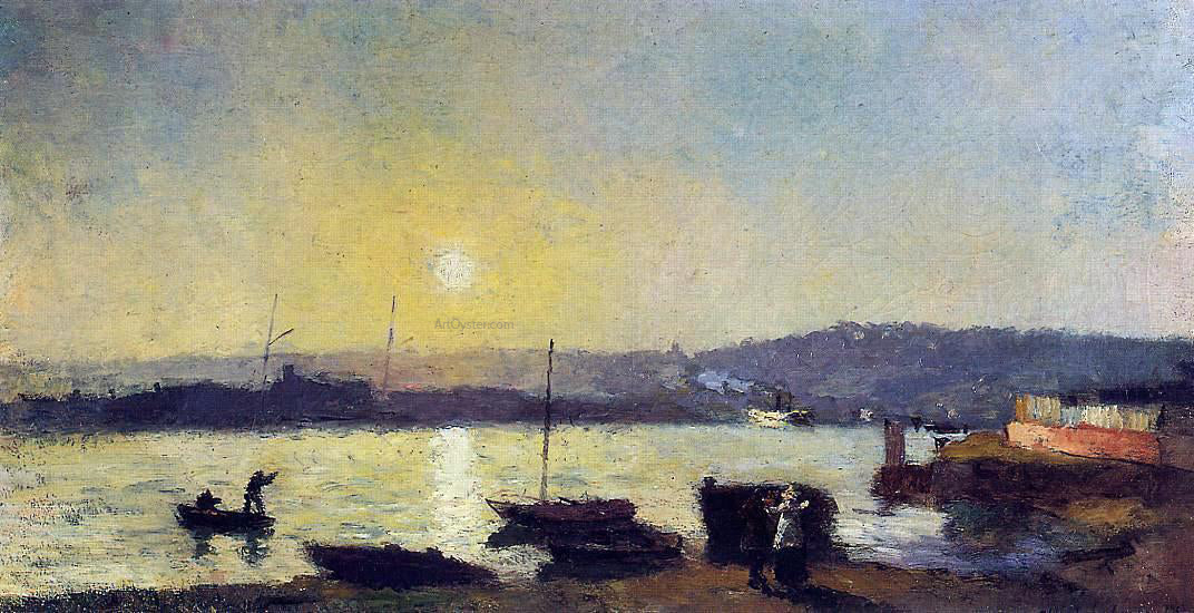 Albert Lebourg The Seine at Rouen - Canvas Print