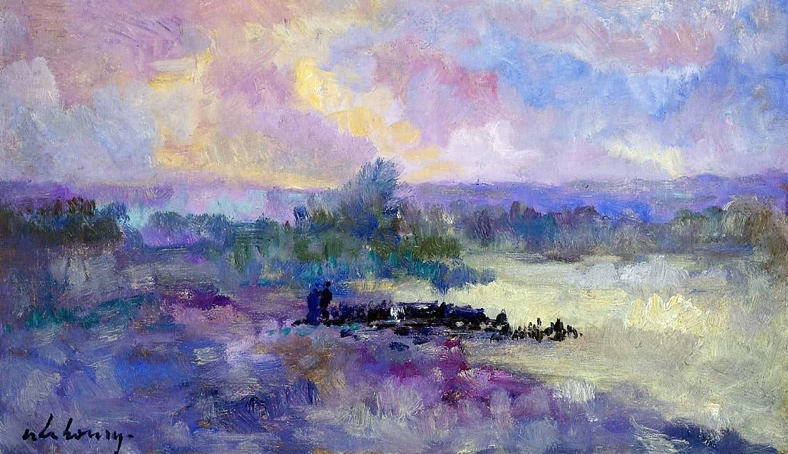 Albert Lebourg The Seine in the Vicinity of Rouen - Canvas Print