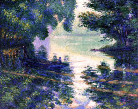 Theodore Earl Butler The Seine near Giverny - Canvas Print