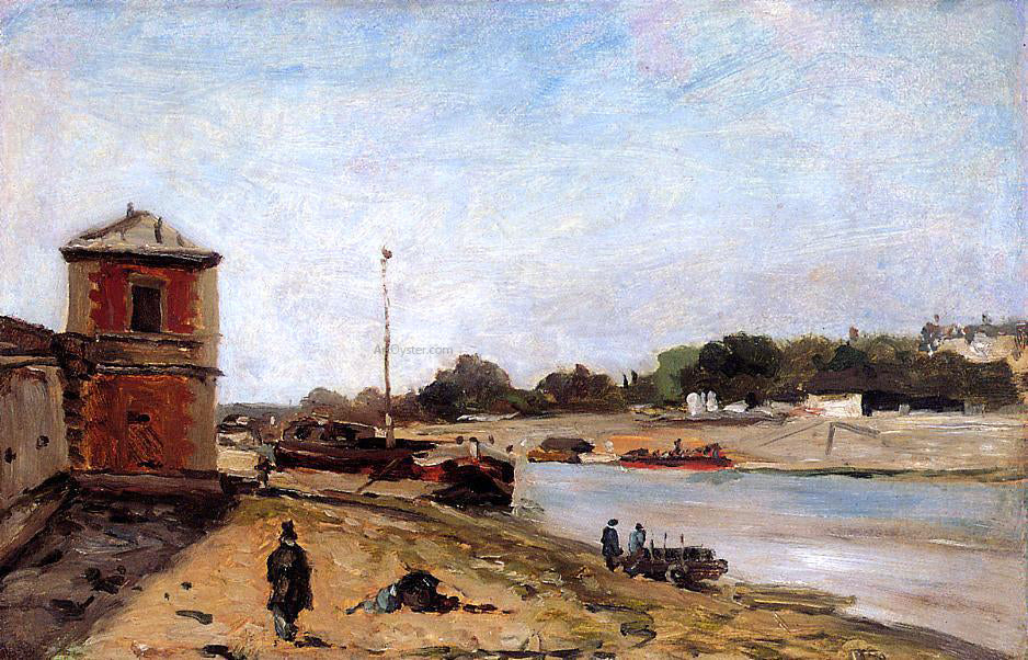 Paul Gauguin The Seine Opposite the Quai de Passy - Canvas Print