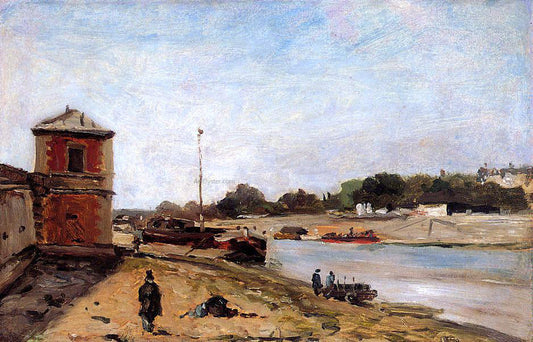 Paul Gauguin The Seine Opposite the Quai de Passy - Canvas Print