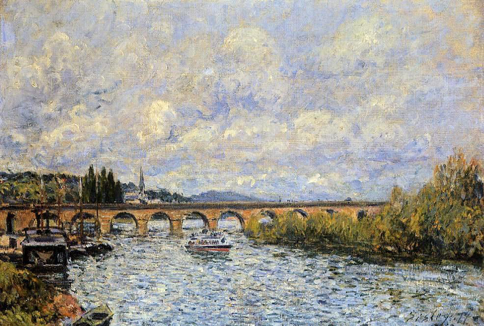 Alfred Sisley The Sevres Bridge - Canvas Print