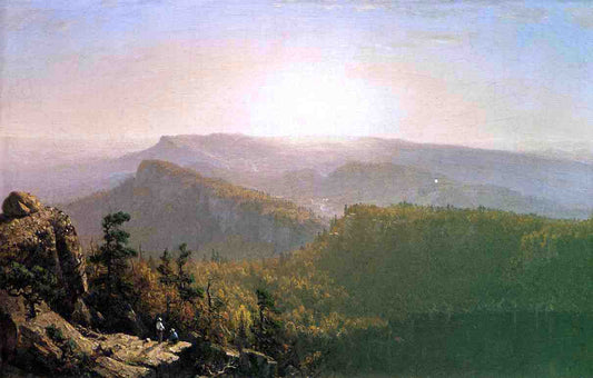 Sanford Robinson Gifford The Shawangunk Mountains - Canvas Print