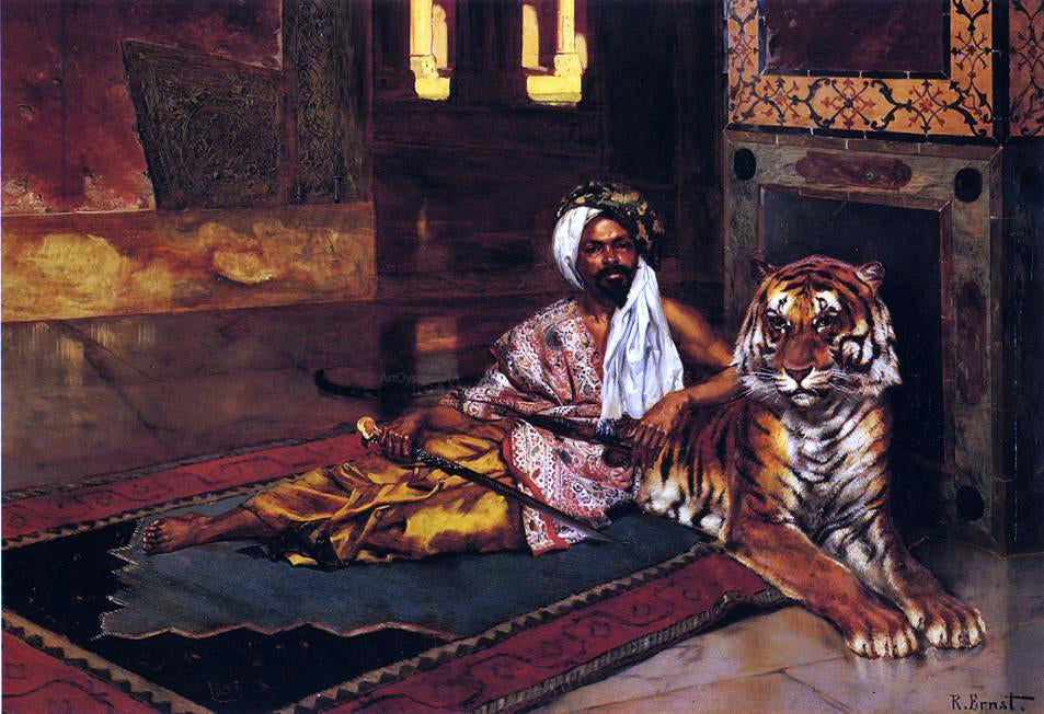 Rudolph Ernst The Sheik's Favorite - Canvas Print