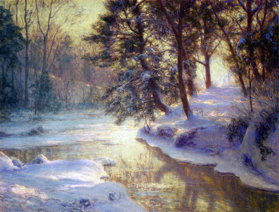 Walter Launt Palmer A Shining Stream - Canvas Print