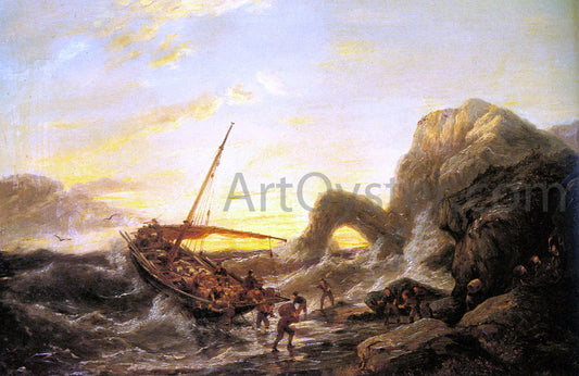 Pieter Christian Dommerson The Shipwreck - Canvas Print