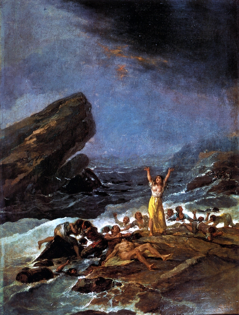 Francisco Jose de Goya Y Lucientes The Shipwreck - Canvas Print