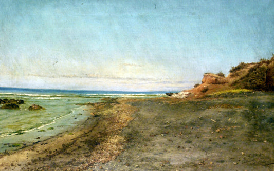 Pietro Barucci The Shore of Maccarese Near Fregene Rome - Canvas Print