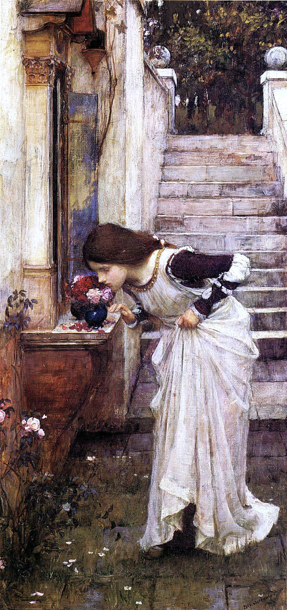 John William Waterhouse The Shrine - Canvas Print