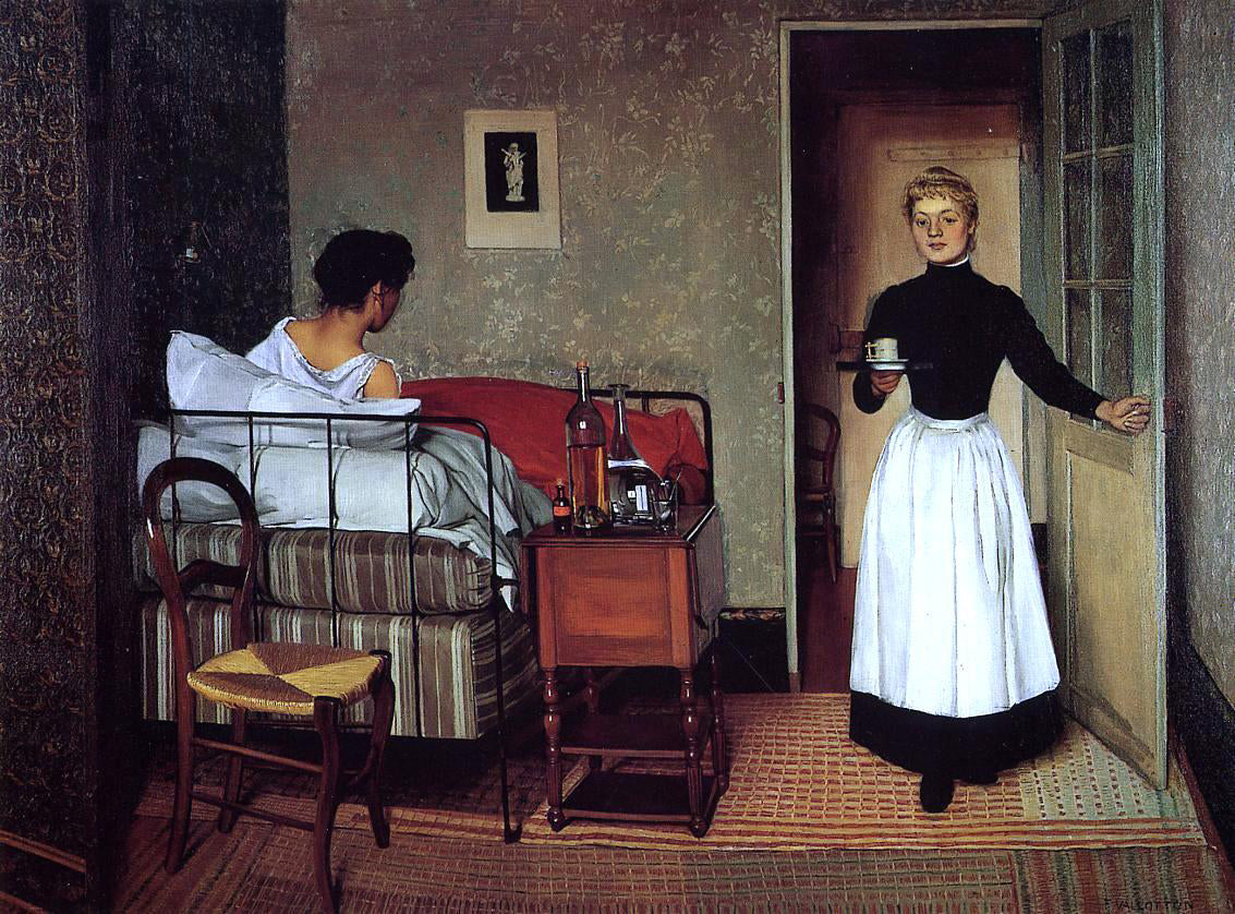 Felix Vallotton The Sick Girl - Canvas Print