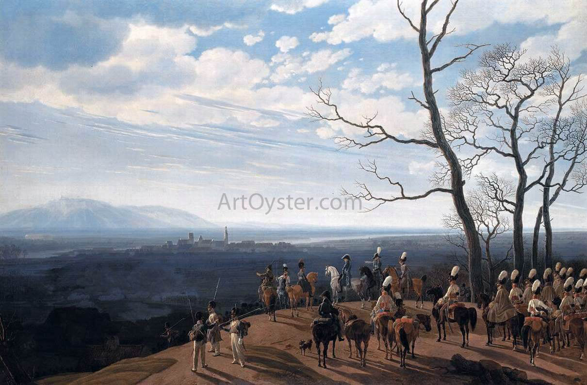 Wilhelm Von Kobell The Siege of Cosel - Canvas Print