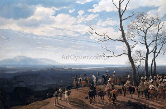 Wilhelm Von Kobell The Siege of Cosel - Canvas Print
