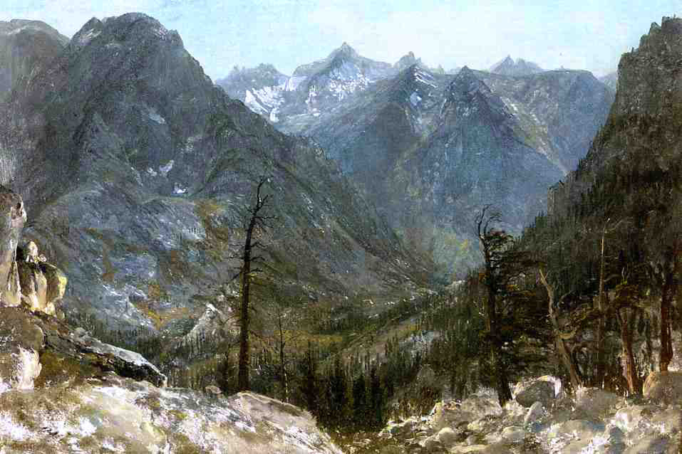 Albert Bierstadt The Sierra Nevadas - Canvas Print