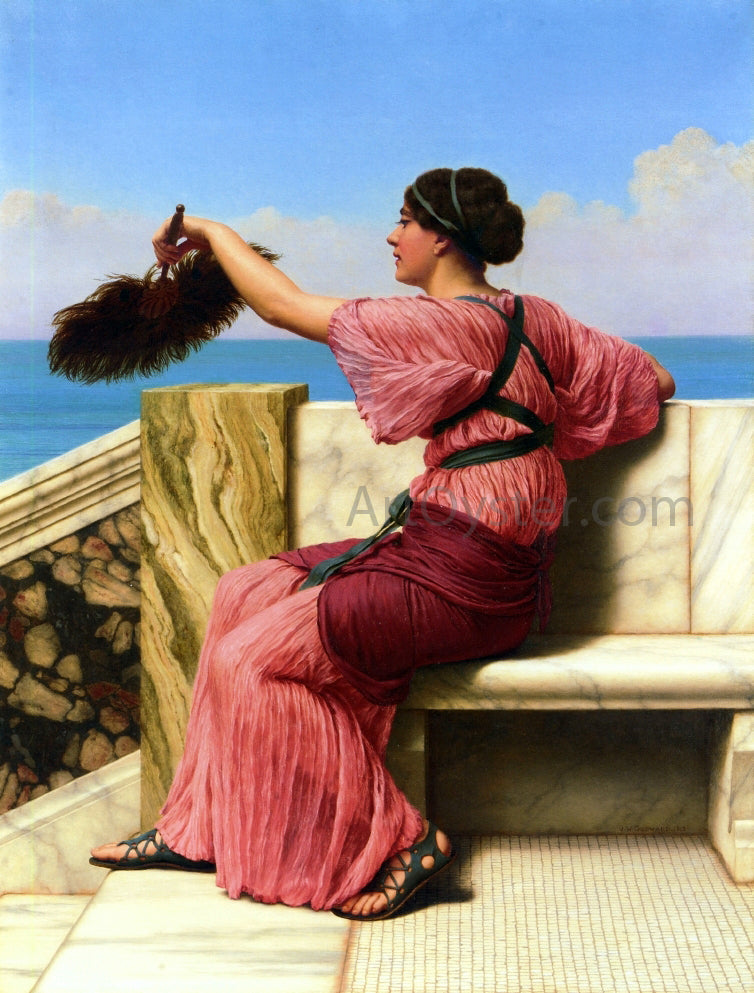 John William Godward The Signal - Canvas Print