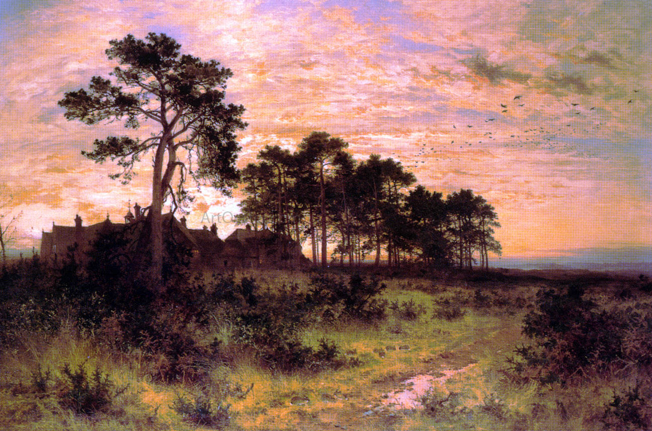 Benjamin Williams Leader The Silent Evening Hour - Canvas Print