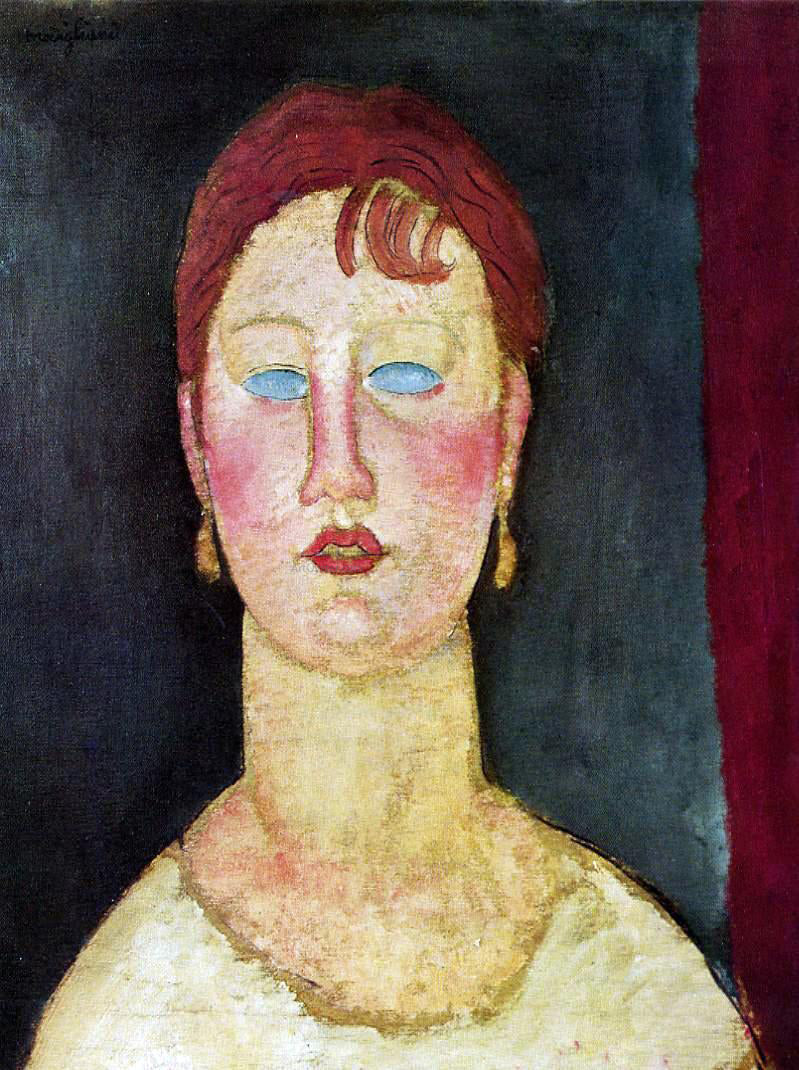 Amedeo Modigliani The Singer from Nice - Canvas Print