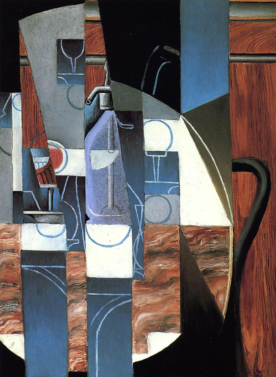 Juan Gris The Siphon - Canvas Print