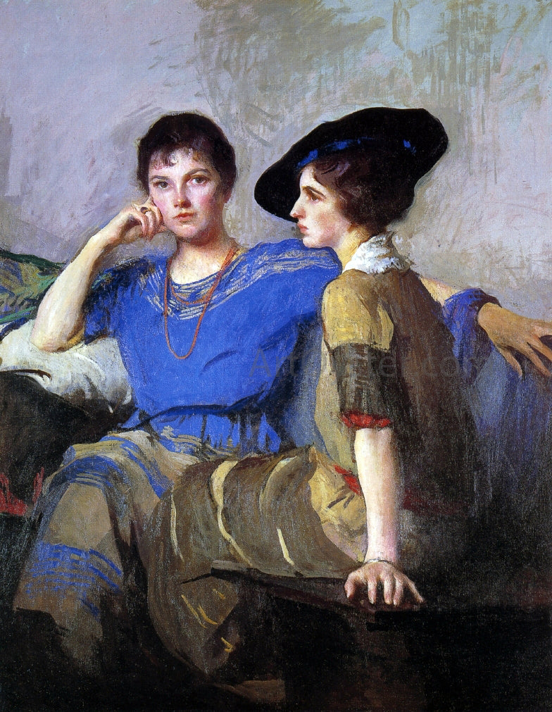 Edmund Tarbell The Sisters - Canvas Print