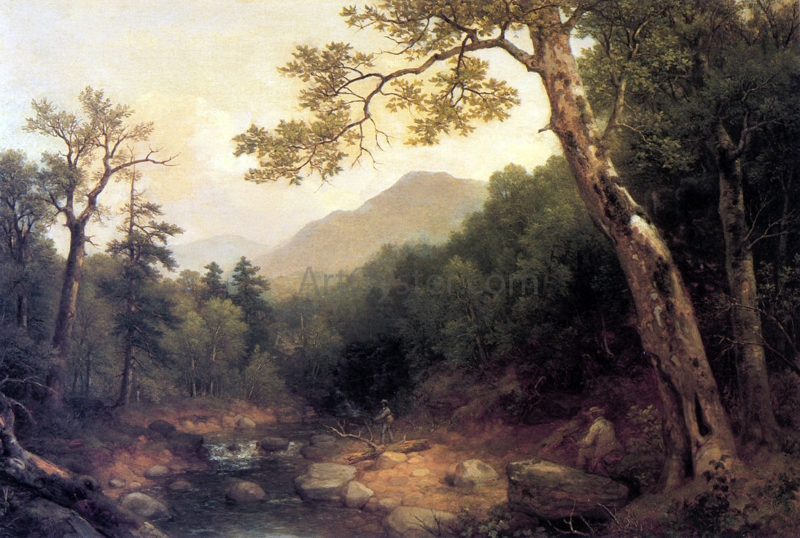 Asher Brown Durand The Sketcher - Canvas Print