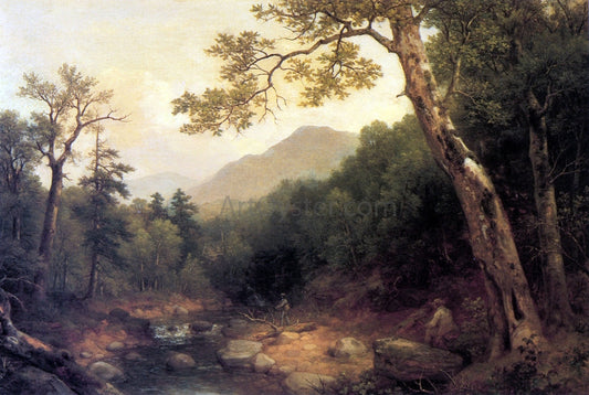 Asher Brown Durand The Sketcher - Canvas Print