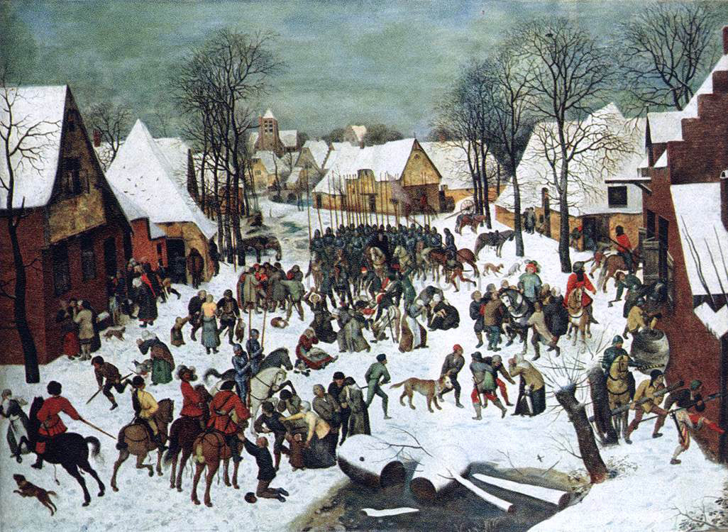 The Elder Pieter Bruegel The Slaughter of the Innocents - Canvas Print