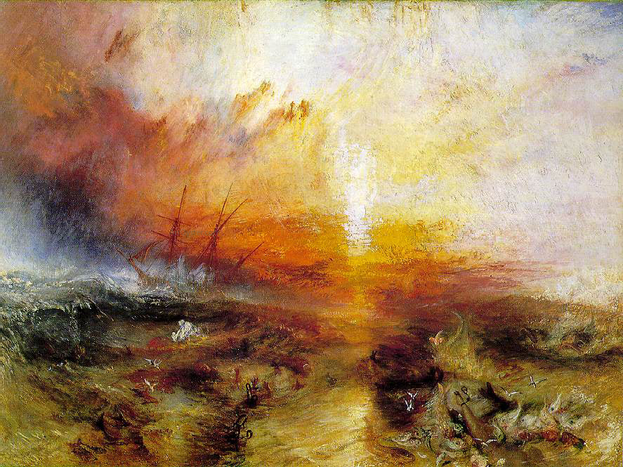 Joseph William Turner The Slave Ship - Canvas Print