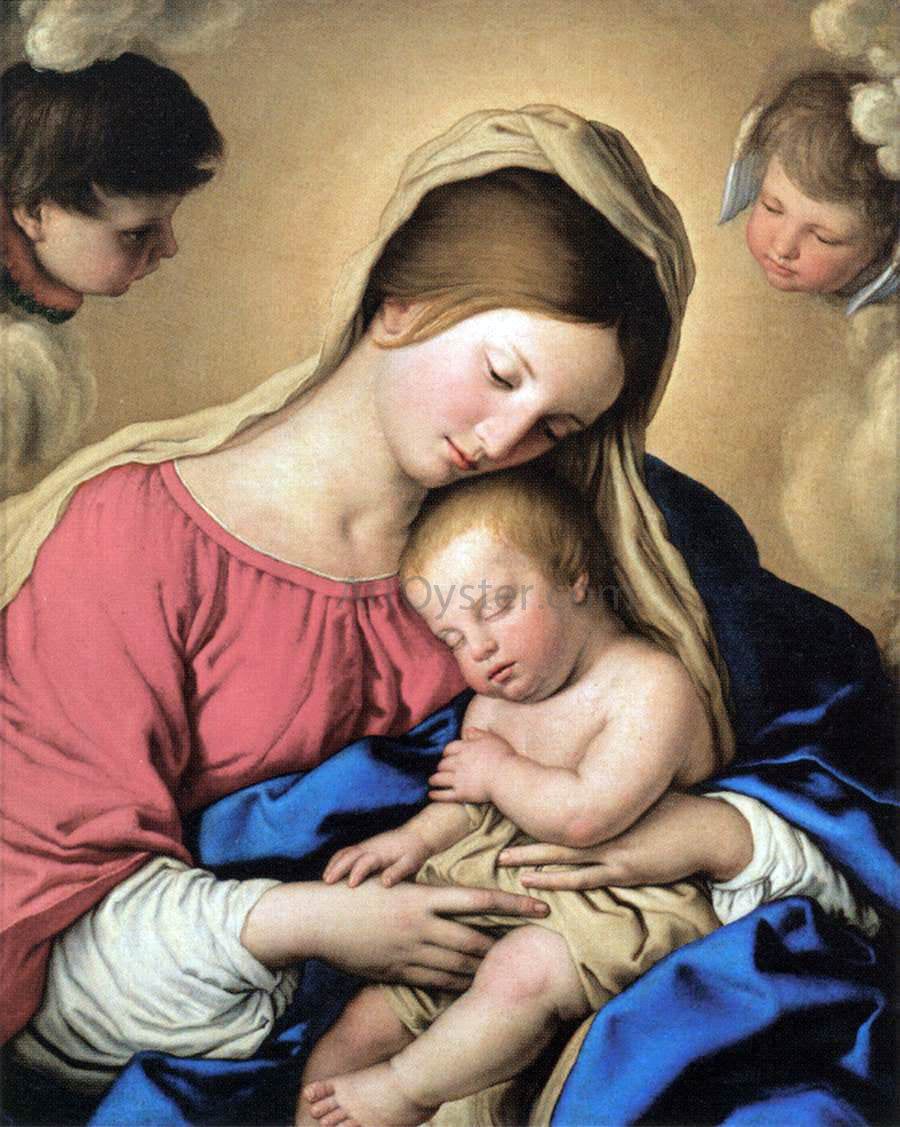 Sassoferrato The Sleep of the Infant Jesus - Canvas Print