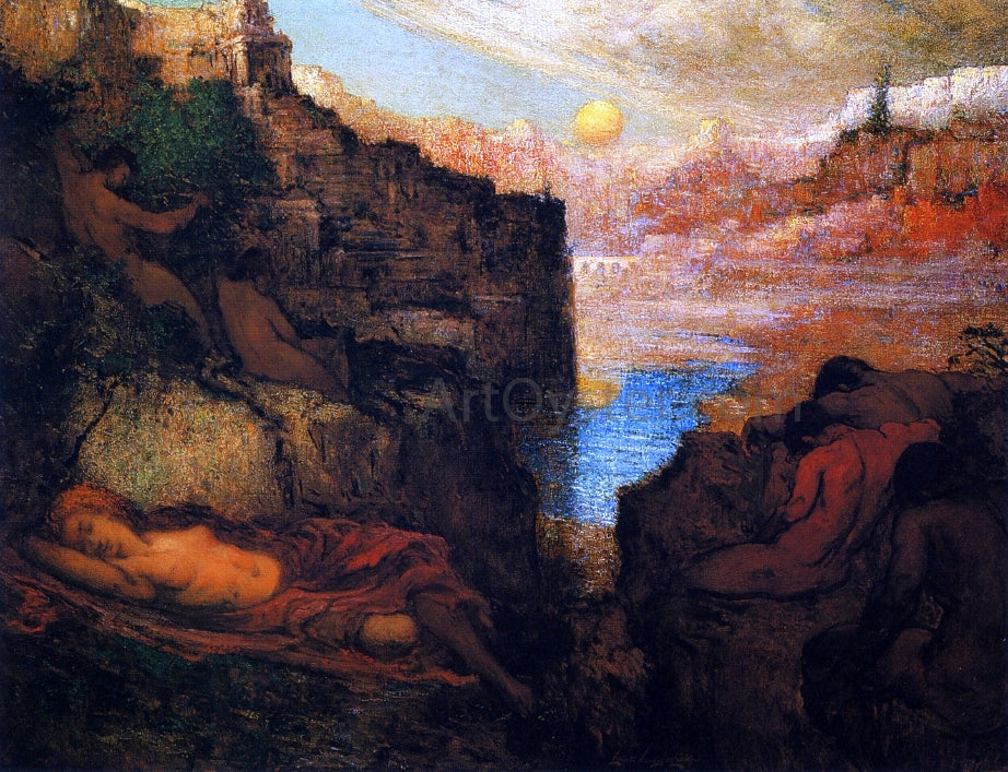Elliott Dangerfield The Sleepers - Canvas Print