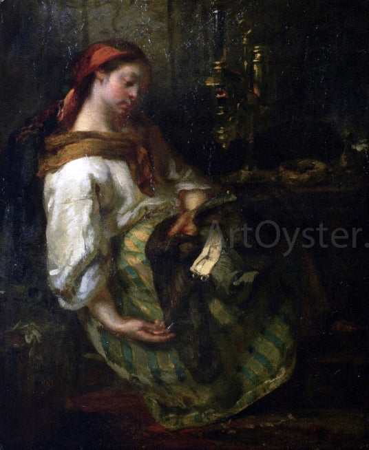 Jean-Francois Millet The Sleeping Seamstress - Canvas Print