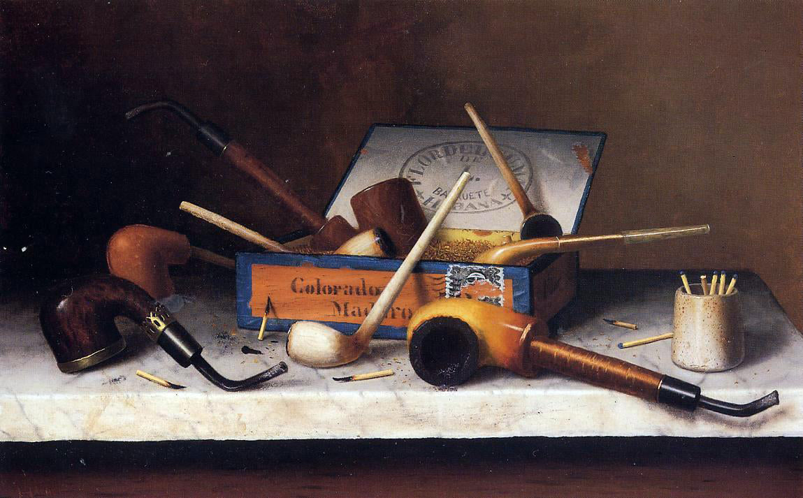 William Michael Harnett The Social Club - Canvas Print