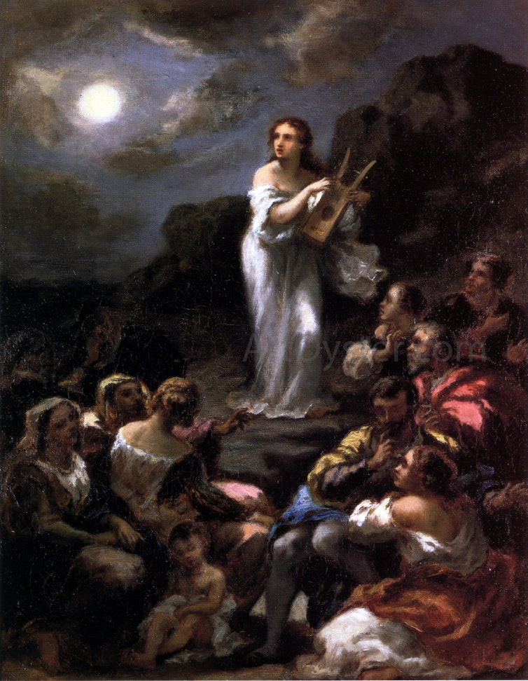 Narcisse Virgilio Diaz De la Pena The Song of Deborah - Canvas Print