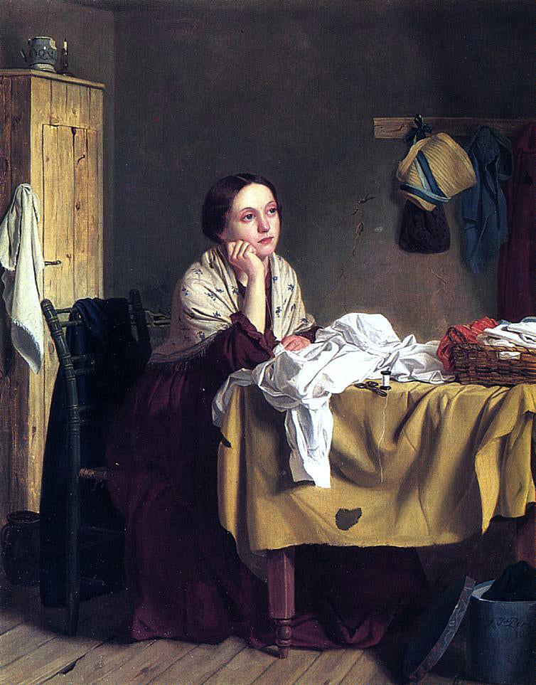 John Thomas Peele The Song of the Shirt - Canvas Print