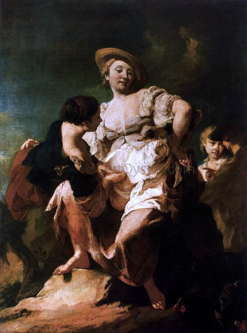Giovanni Battista Piazzetta The Soothsayer - Canvas Print
