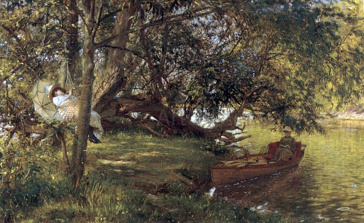 Edward John Gregory The Sound of Oars - Canvas Print