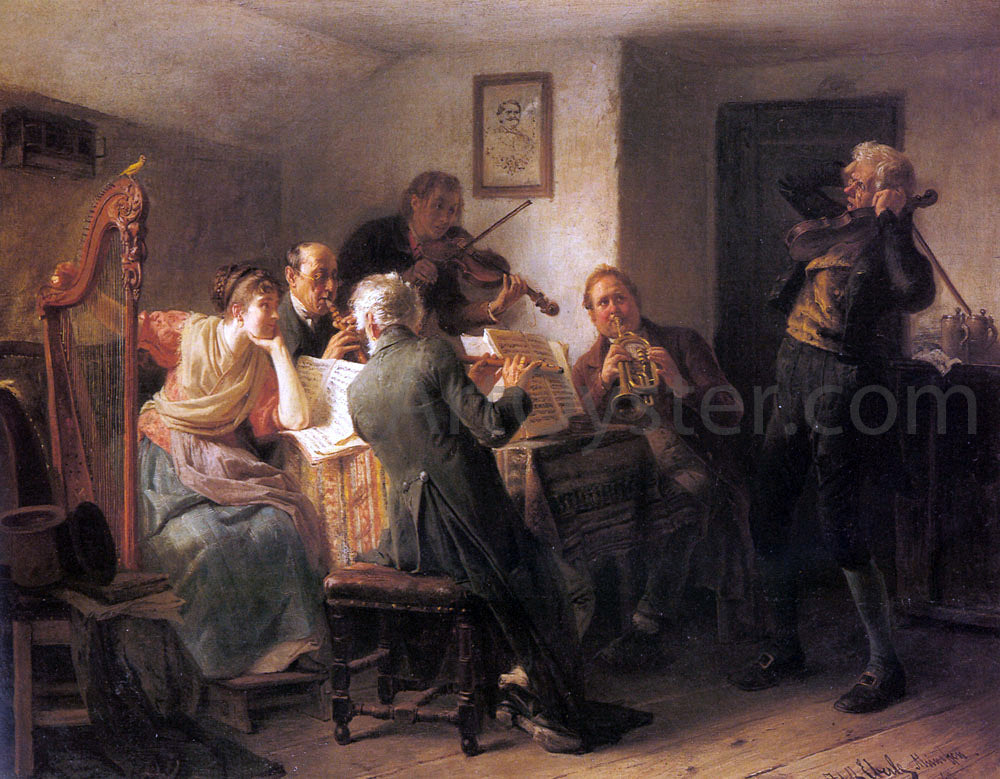 Adolf Eberle The Sour Note - Canvas Print