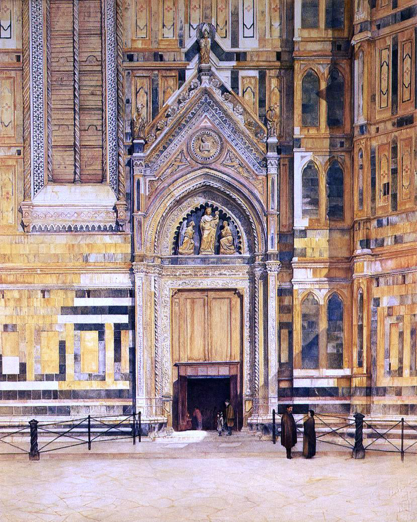 Henry Roderick Newman The South Door of the Duomo - Canvas Print