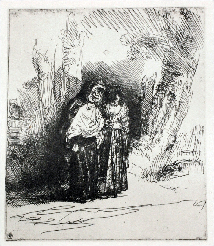 Rembrandt Van Rijn The Spanish Gypsy - Canvas Print