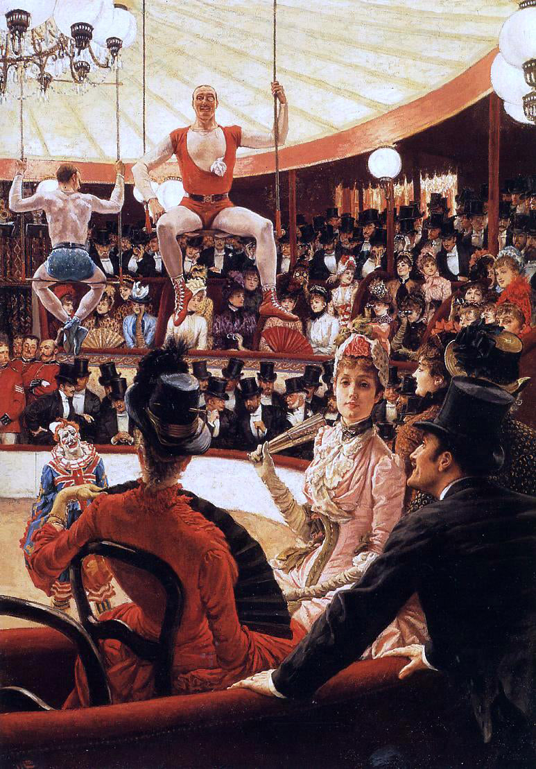 James Tissot The Sporting Ladies (also known as The Amateur Circus) - Canvas Print