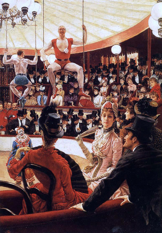 James Tissot The Sporting Ladies (also known as The Amateur Circus) - Canvas Print
