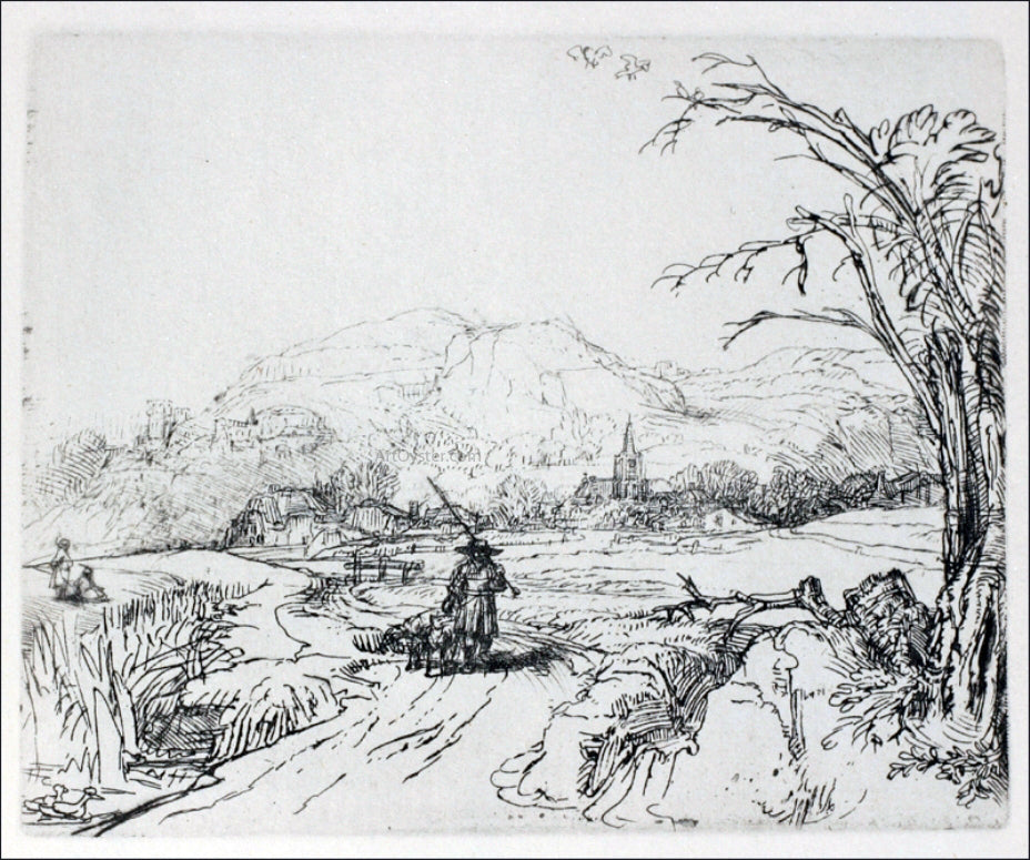 Rembrandt Van Rijn The Sportsman - Canvas Print