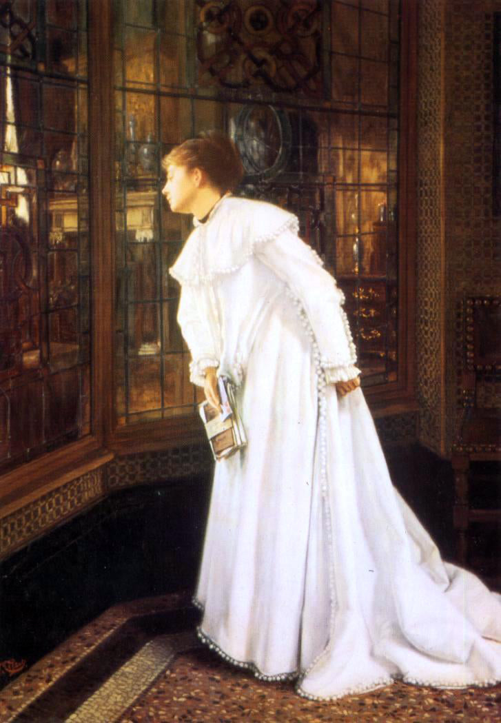 James Tissot The Stairs - Canvas Print