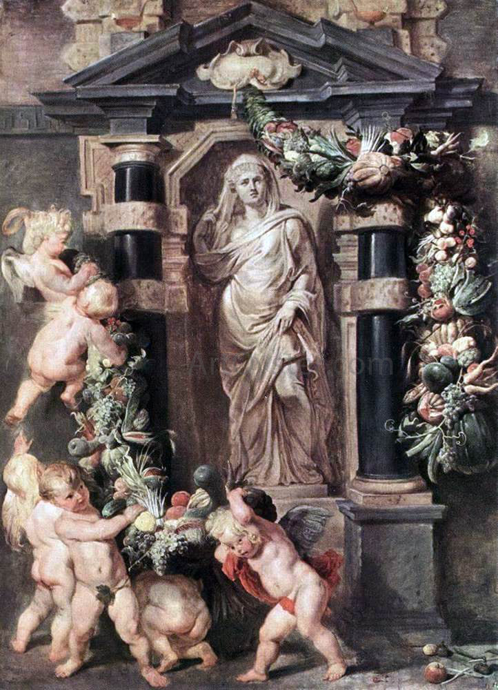 Peter Paul Rubens The Statue of Ceres - Canvas Print