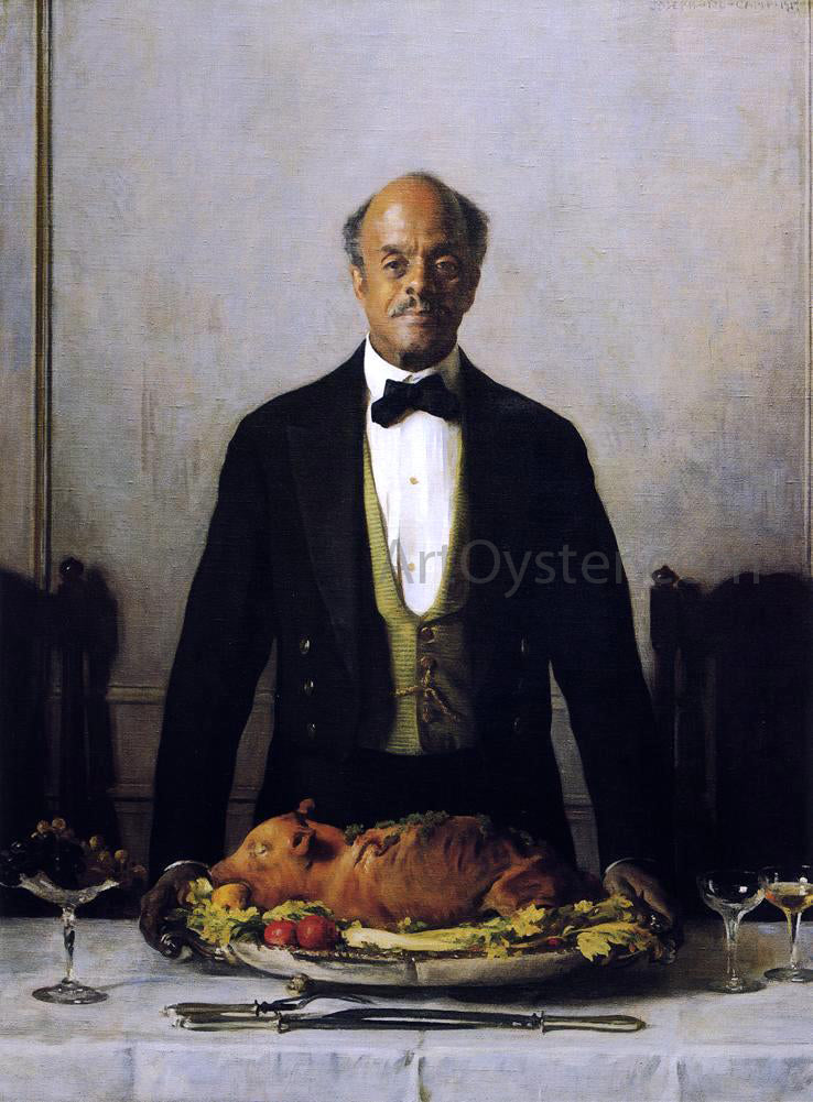 Joseph DeCamp The Steward (also known as Lewis of the Porcellian) - Canvas Print