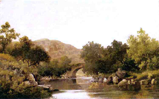 Robert Scott Duncanson The Stone Bridge - Canvas Print