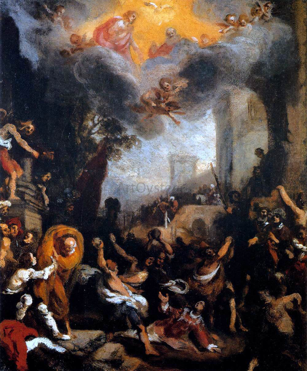 Cigoli The Stoning of St Stephen - Canvas Print