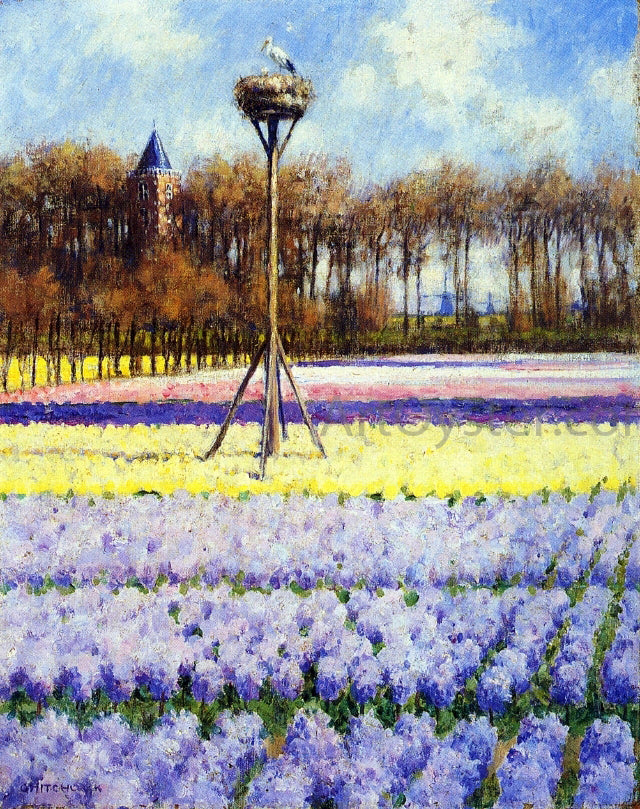 George Hitchcock The Stork's Nest - Canvas Print