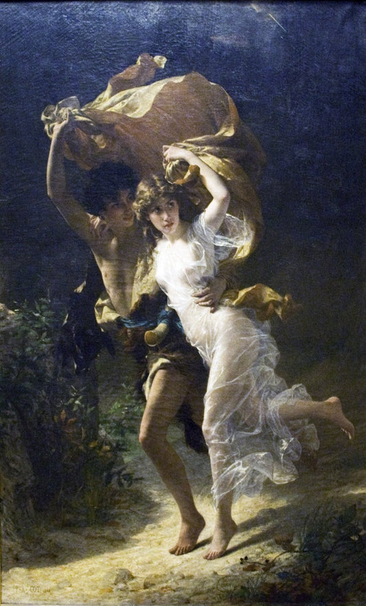 Pierre Auguste Cot The Storm - Canvas Print